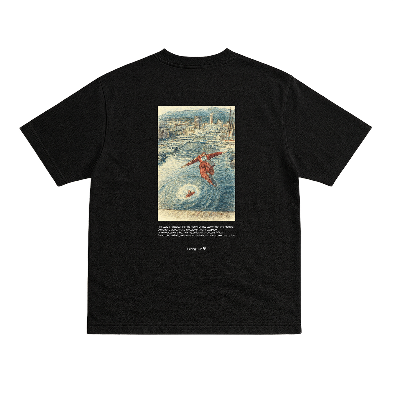 T-shirt Charles Leclerc Monaco